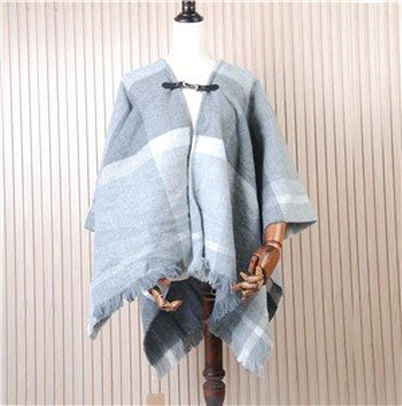 Akril poncho szilárd sálak